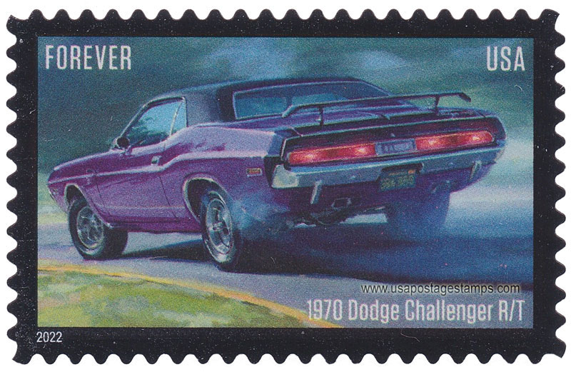 US 2022 Pony Car : '1970 Dodge Challenger R/T' 60c. Scott. 5716