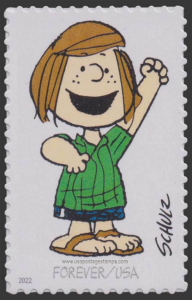US 2022 Charles Monroe Schulz : Peppermint Patty 60c. Scott. 5726i