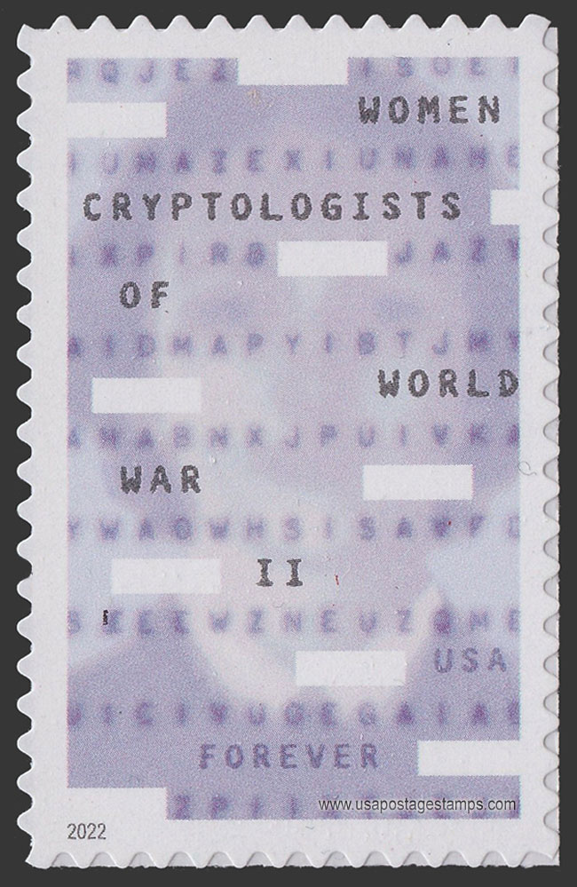 US 2022 Women Cryptologists of World War II 60c. Scott. 5738