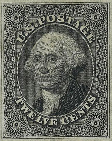 US 1851 George Washington (1732-1799) 12c. Michel 7