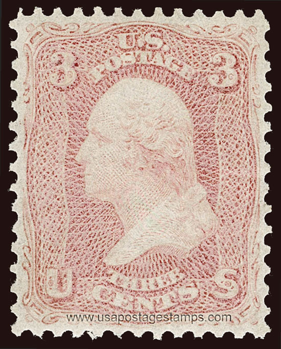 US 1861 George Washington (1732-1799) 3c. Scott. 64