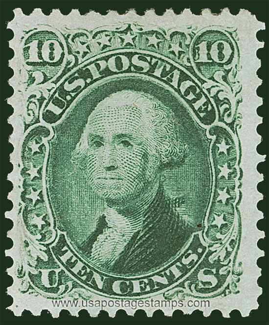 US 1861 George Washington (1732-1799) 10c. Scott. 68