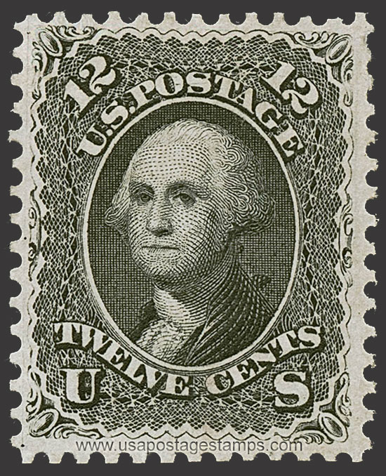 US 1861 George Washington (1732-1799) 12c. Scott. 69