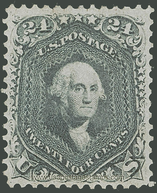 US 1861 George Washington (1732-1799) 24c. Scott. 70b