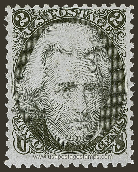 US 1863 Andrew Jackson (1767-1845) 2c. Scott. 73