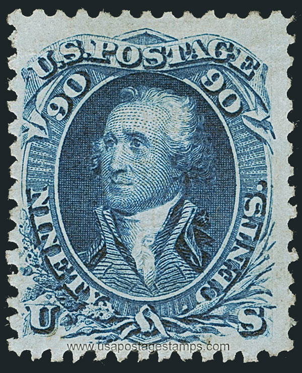 US 1867 George Washington (1732-1799) 90c. Scott. 101