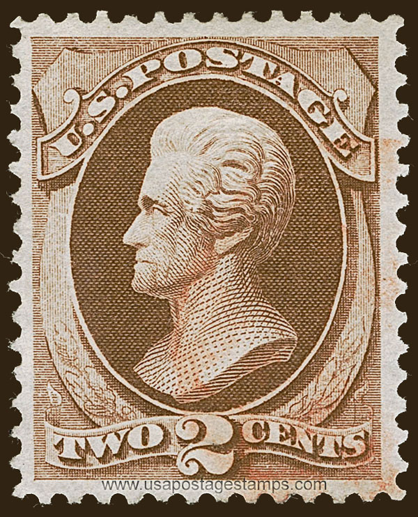 US 1870 Andrew Jackson (1767-1845) 2c. Scott. 135