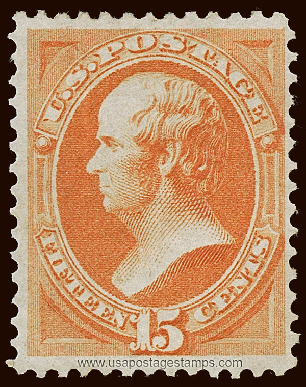 US 1870 Daniel Webster (1782-1852) 15c. Scott. 152