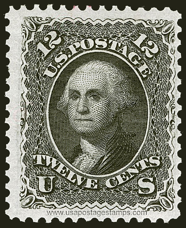 US 1875 George Washington (1732-1799) 12c. Scott. 107
