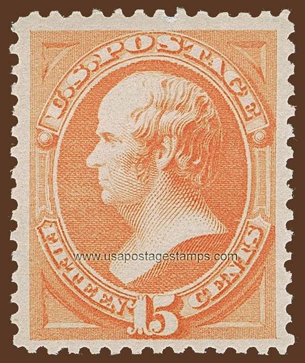 US 1879 Daniel Webster (1782-1852) 15c. Scott. 189