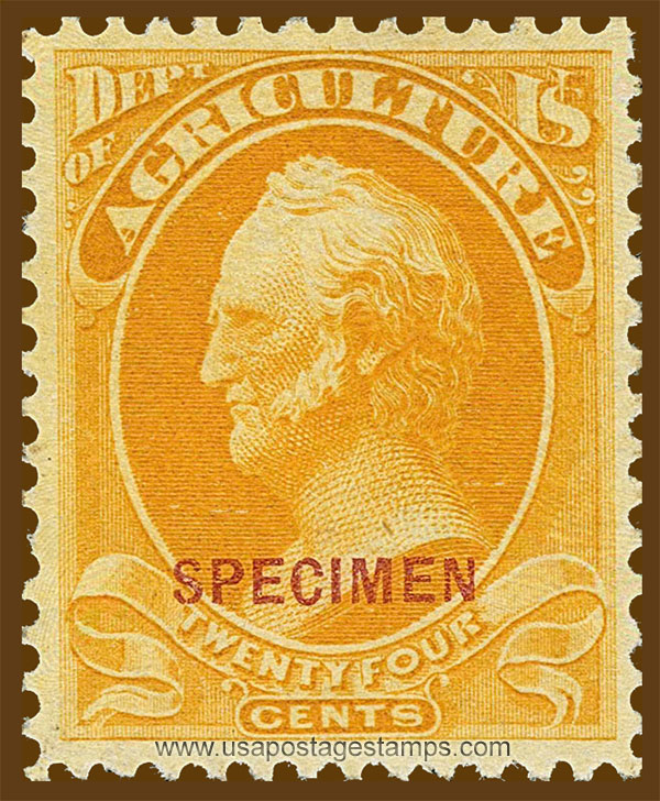 US 1879 Winfield Scott (1786-1866) 24c. Official OVPT. Scott. O8S