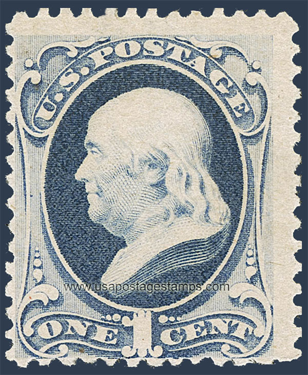 US 1880 Benjamin Franklin (1706-1790) 1c. Scott. 192