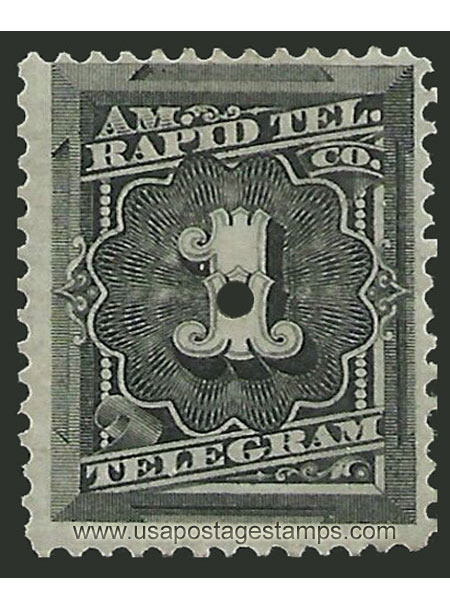 US 1881 American Rapid Telegraph Co. - Telegram 1c. Scott. 1T1