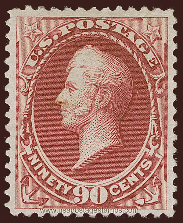 US 1882 Commodore Oliver Hazard Perry (1785-1819) 90c. Scott. 191