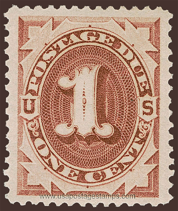 US 1884 Postage Due Stamp 1c. Scott. J15