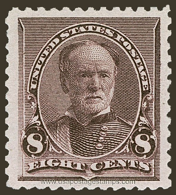 US 1893 General William Tecumseh Sherman (1820-1891) 8c. Scott. 225