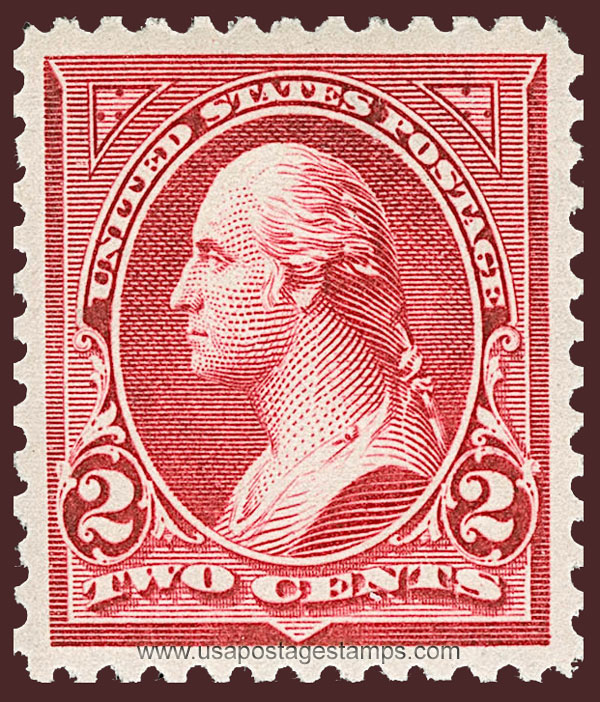 US 1895 George Washington (1732-1799) 2c. Scott. 267