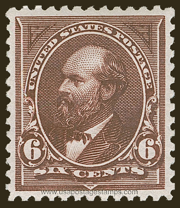 US 1895 James Abram Garfield (1831-1881) 6c. Scott. 271