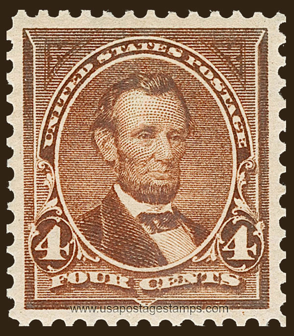 US 1898 Abraham Lincoln (1809-1865) 4c. Scott. 280b