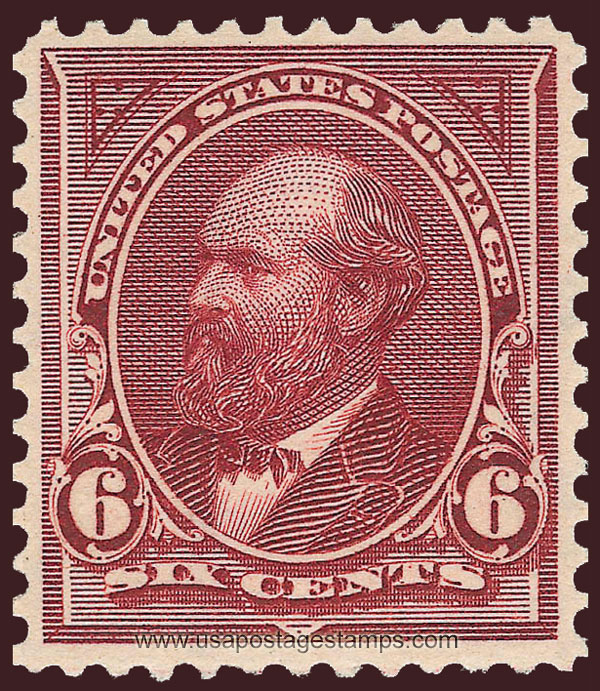 US 1898 James Abram Garfield (1831-1881) 6c. Scott. 282a