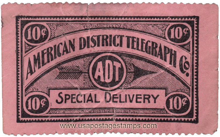 US 1900 American District Telegraph Company 10c. Scott. Unlisted