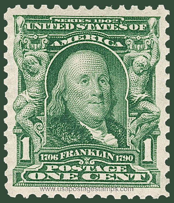 US 1903 Benjamin Franklin (1706-1790) 1c. Scott. 300