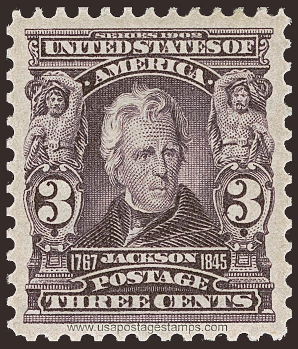 US 1903 Andrew Jackson (1767-1845) 3c. Scott. 302