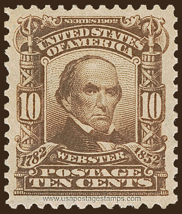 US 1903 Daniel Webster (1782-1852) 10c. Scott. 307