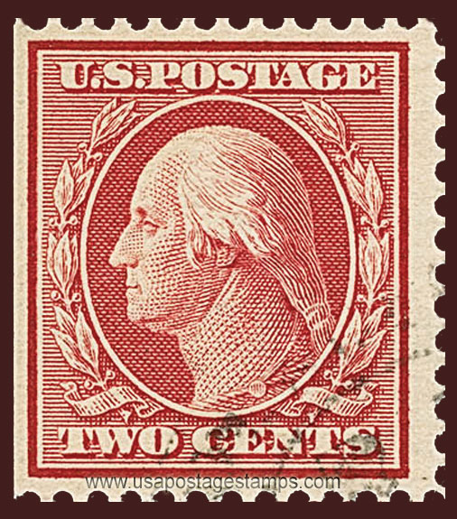 US 1908 George Washington (1732-1799) 2c. Scott. 163Dl