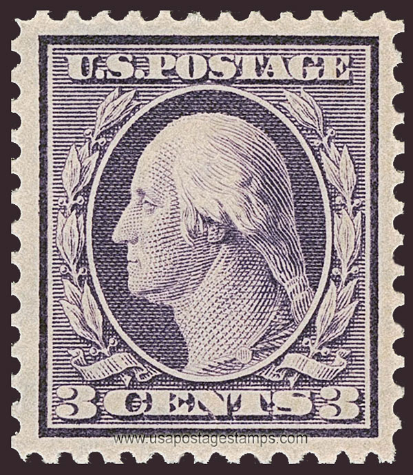 US 1908 George Washington (1732-1799) 3c. Scott. 333