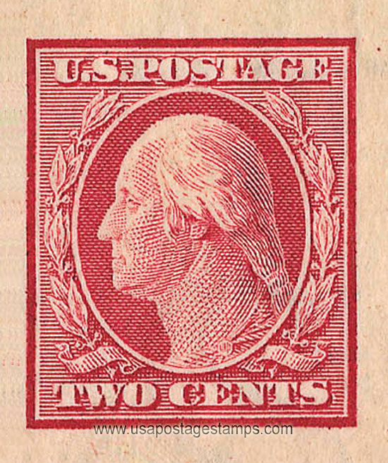 US 1908 George Washington (1732-1799) 2c. Imperf. Scott. 344