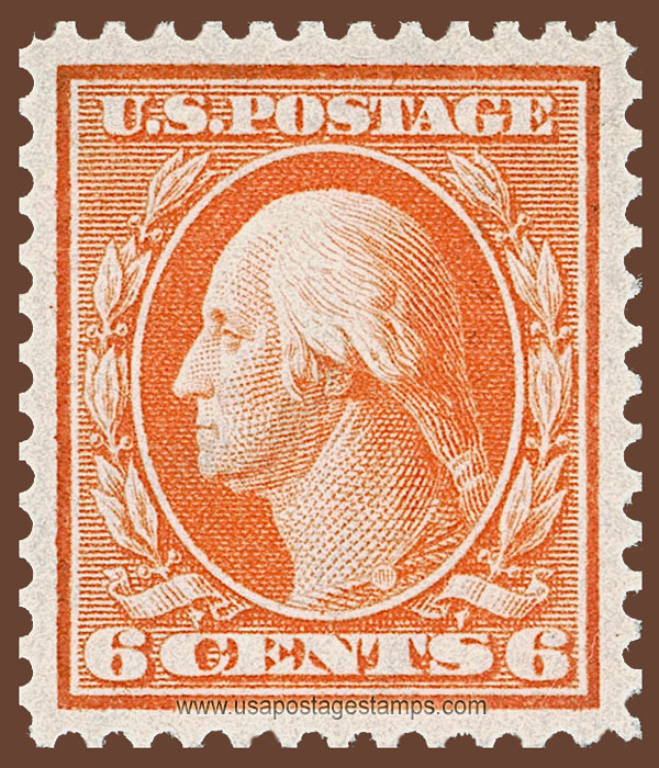 US 1909 George Washington (1732-1799) 6c. Scott. 336