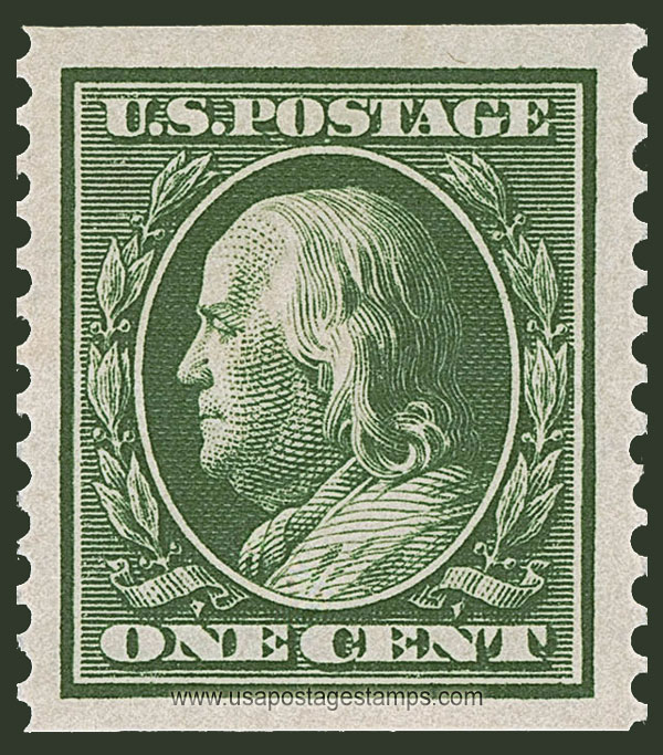 US 1909 Benjamin Franklin (1706-1790) 1c. Scott. 352