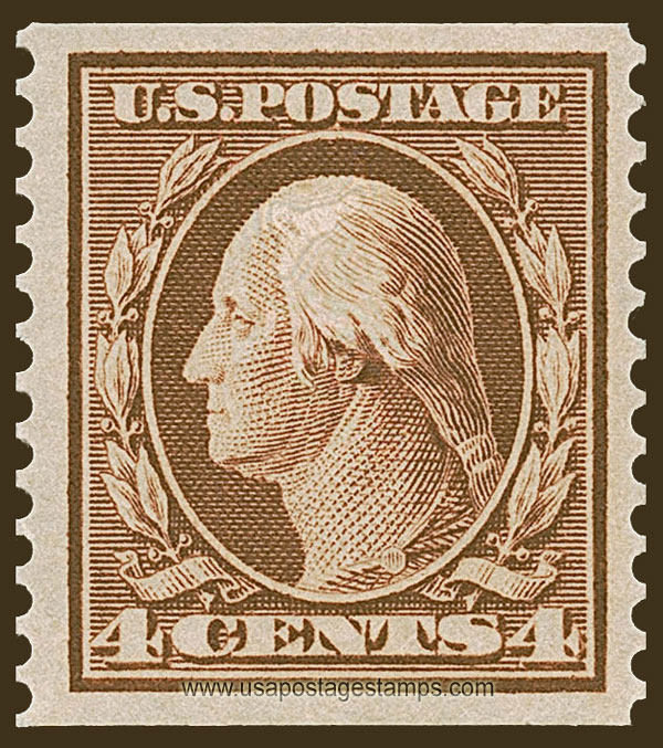US 1909 George Washington (1732-1799) 4c. Scott. 354