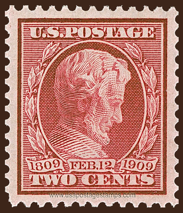 US 1909 Abraham Lincoln (1809-1865) 2c. Scott. 367
