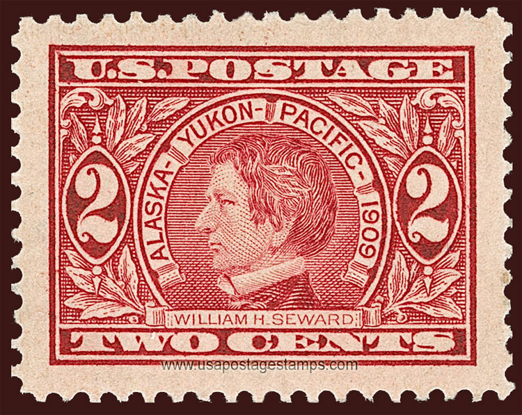 US 1909 William Henry Seward (1801-1872) 2c. Scott. 370