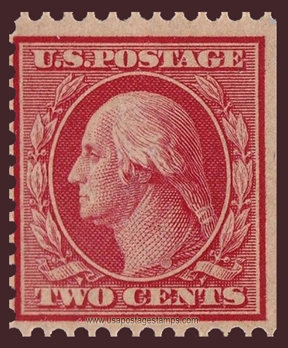 US 1910 George Washington (1732-1799) 2c. Michel 179Dr
