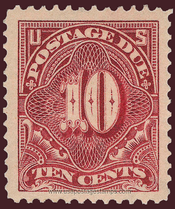 US 1910 Postage Due Stamp 10c. Scott. J49