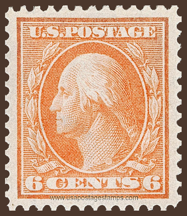 US 1911 George Washington (1732-1799) 6c. Scott. 379