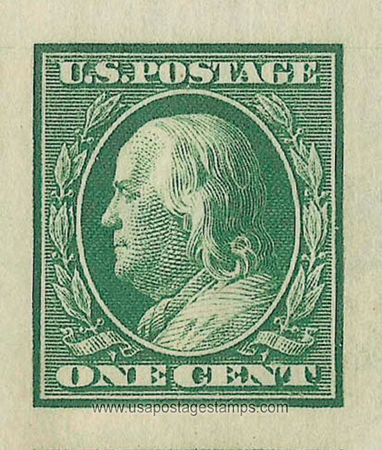 US 1911 George Washington (1732-1799) Imperf. 1c. Scott. 383