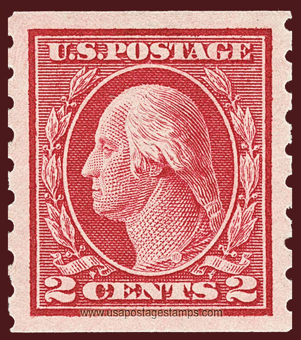 US 1912 George Washington (1732-1799) Coil 2c. Scott. 413