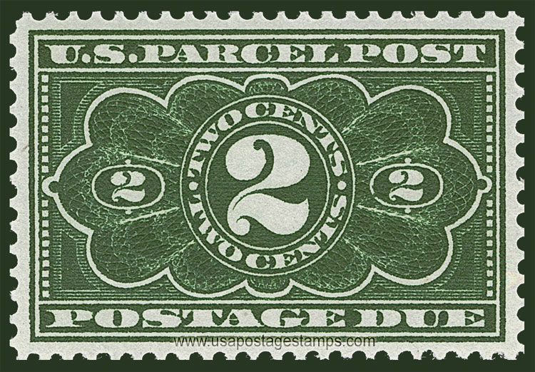 US 1912 Parcel Post Postage Due 2c. Scott. JQ2