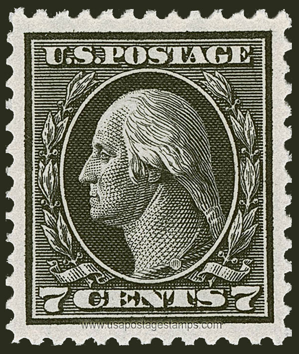 US 1914 George Washington (1732-1799) 7c. Scott. 407