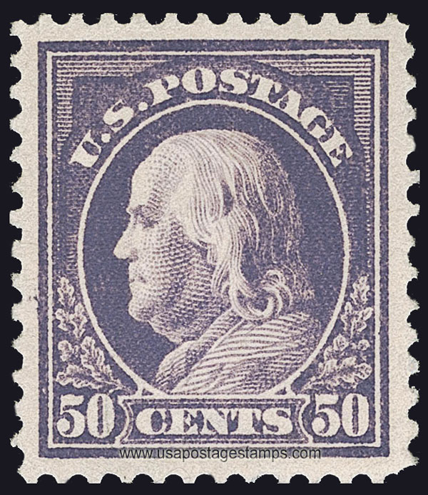 US 1914 Benjamin Franklin (1706-1790) 50c. Scott. 421