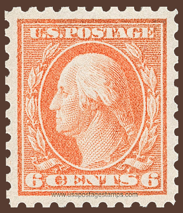 US 1914 George Washington (1732-1799) 6c. Scott. 429