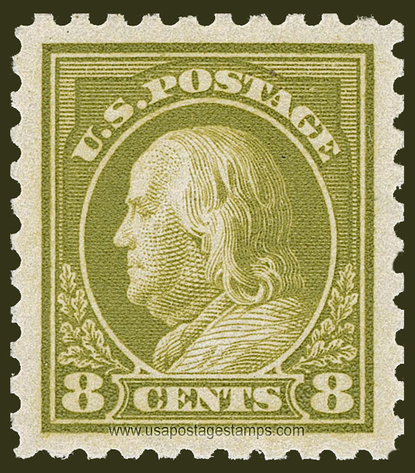 US 1914 Benjamin Franklin (1706-1790) 8c. Scott. 431