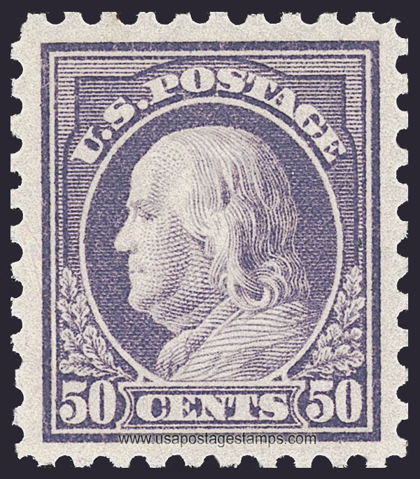 US 1915 Benjamin Franklin (1706-1790) 50c. Scott. 440