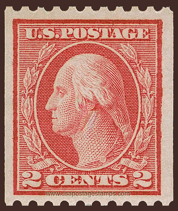 US 1915 George Washington (1732-1799) Coil 2c. Scott. 449