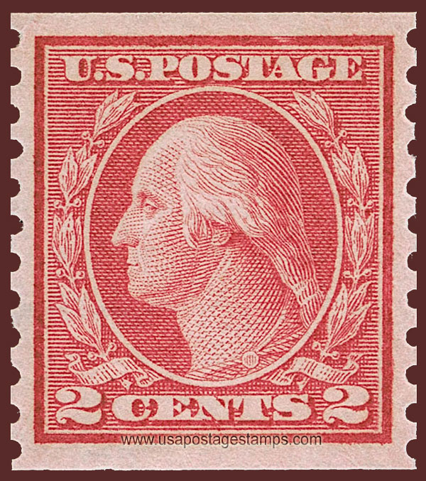 US 1915 George Washington (1732-1799) Coil 2c. Scott. 454
