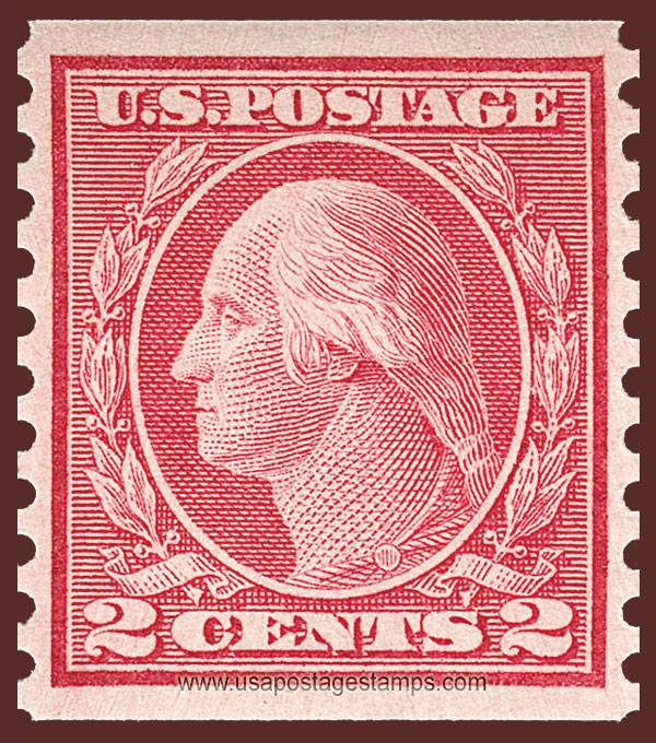 US 1915 George Washington (1732-1799) Coil 2c. Scott. 455